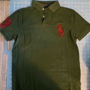 Big pony Polo. Green. In small